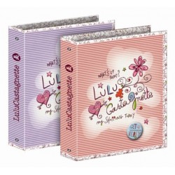 classeur lulu castagnette shopping a4 rouge