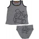 ensemble tshirt+slip simpsons bart gris (2-8 ans)