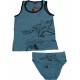 ensemble tshirt+slip cars bleu (2-8 ans)