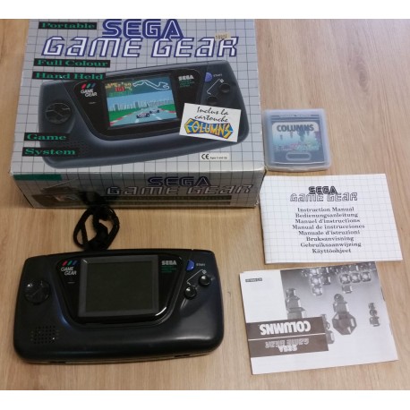 CONSOLE GAME GEAR SEGA en boîte d'origine avec jeu COLUMNS 