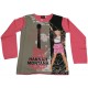 t-shirt hannah montana manche longue rose (8-16 ans)