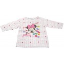 t-shirt minnie manche longue petit coeur (2 à 6 ans)