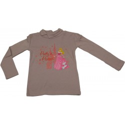 t-shirt belle au bois dormant mauve (de 2 à 6 ans)