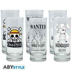 Verre ONE PIECE Assortiment X6