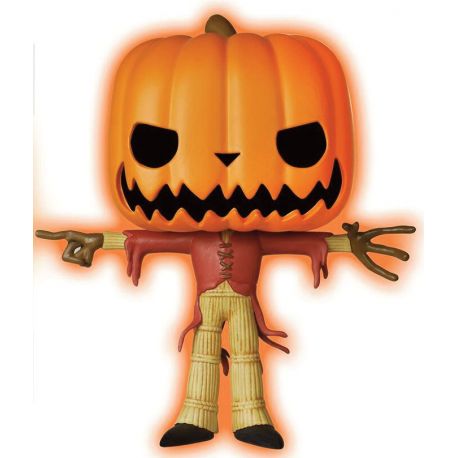 Figurine L´étrange Noël de Mr. Jack POP! Disney Vinyl GITD Pumpkin King Limited 9 cm