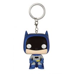  porte-clés Pocket POP DC Comics ! Vinyl 75th Anniversary Batman Blue 4 cm