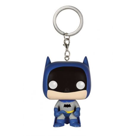  porte-clés Pocket POP DC Comics ! Vinyl 75th Anniversary Batman Blue 4 cm