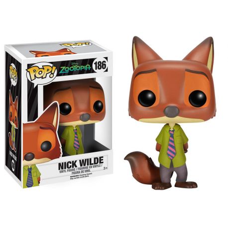 Figurine Zootopie POP! Disney Vinyl Nick Wilde 9 cm