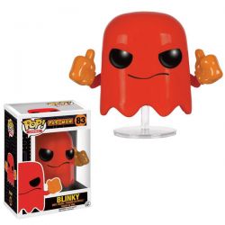 Figurine PAC MAN - POP Vinyl 83 Blinky Ghost !