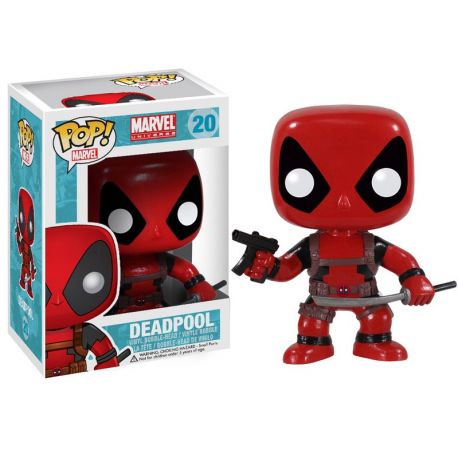 Figurine Marvel Comics POP! Vinyl Bobble Head Deadpool 10 cm