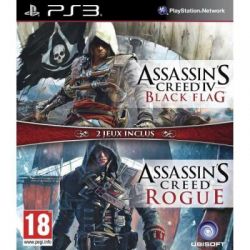 Jeux Assassin's Creed IV Black Flag + Assassin's Creed Rogue [PS3]