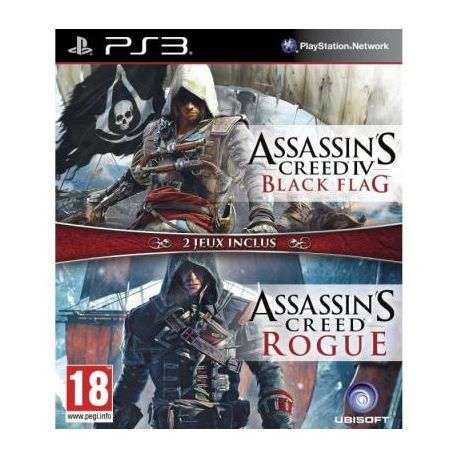Compilation Assassin's Creed IV Black Flag + Assassin's Creed Rogue [PS3]