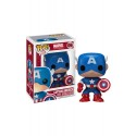 Marvel Comics POP! Vinyl Bobble Head Captain America 10 cm