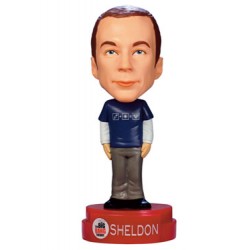 The Big Bang Theory Wacky Wobbler Bobble Head Sheldon Exclusive Superman Formula Shirt 15 cm