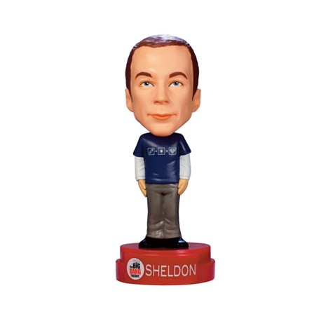 The Big Bang Theory Wacky Wobbler Bobble Head Sheldon Exclusive Superman Formula Shirt 15 cm