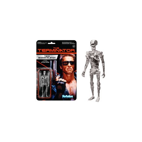 Terminator ReAction figurine Chrome T-800 Endoskeleton 10 cm