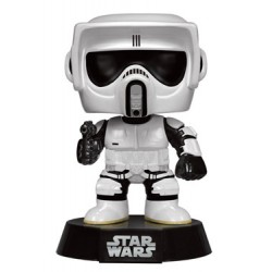 Star Wars POP! Vinyl Bobble Head Biker Scout 10 cm