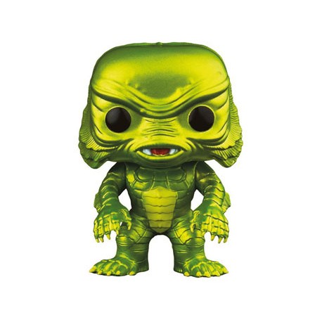 Universal Monsters POP! Vinyl figurine L´Étrange Créature du lac noir Metallic Version 9 cm