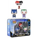 Batman pack 3 Pocket POP! Tins figurines 4 cm