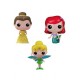 Disney pack 3 figurines Pocket POP! Vinyl Tin Tinkerbell, Belle, Ariel 4 cm