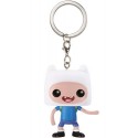 Adventure Time porte-clés Pocket POP! Vinyl Finn 4 cm
