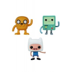 Adventure Time pack 3 figurines Pocket POP! Vinyl Tin Finn, Jake, BMO 4 cm