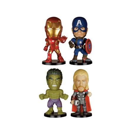 Avengers L'Ère d'Ultron Mini Wacky Wobblers Bobble Heads pack figurines 7 cm