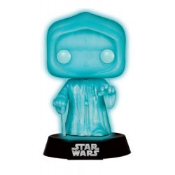 Star Wars Bobble Head POP! Vinyl Holographic Emperor Glow-In-The-Dark 9 cm