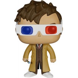 Doctor Who Figurine POP! Television Vinyl 10th Doctor 3-D Specs Limited Edition 9 cm