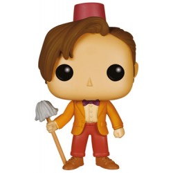 Doctor Who Figurine POP! Television Vinyl 11th Doctor with Fez & Mop 9 cm