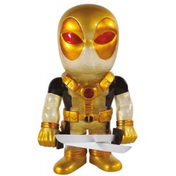 Marvel Comics figurine Hikari Sofubi Glitter Black & Gold Deadpool 19 cm