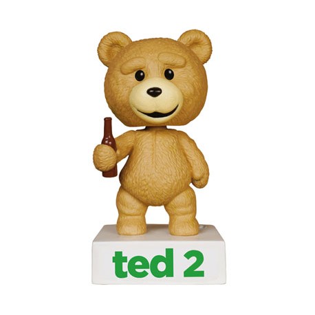 Ted 2 Wacky Wobbler Bobble Head électronique Talking Ted 15 cm