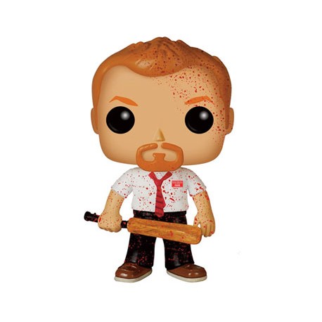 Shaun of the Dead POP! Movies Vinyl Figurine Shaun Bloody Variant 9 cm