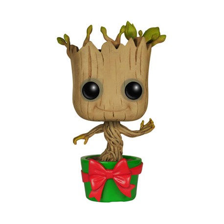 Les Gardiens de la Galaxie POP! Vinyl Bobble Head Holiday Dancing Groot 10 cm