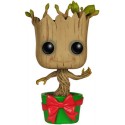 Les Gardiens de la Galaxie POP! Vinyl Bobble Head Holiday Dancing Groot 10 cm