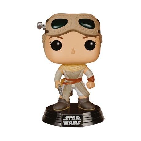 Star Wars Episode VII POP! Vinyl Bobble Head Rey & Goggles Limited Edition 10 cm