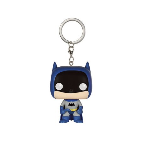 DC Comics porte-clés Pocket POP! Vinyl 75th Anniversary Batman Blue 4 cm