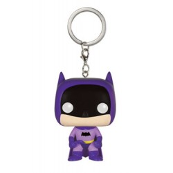 DC Comics porte-clés Pocket POP! Vinyl 75th Anniversary Batman Purple 4 cm