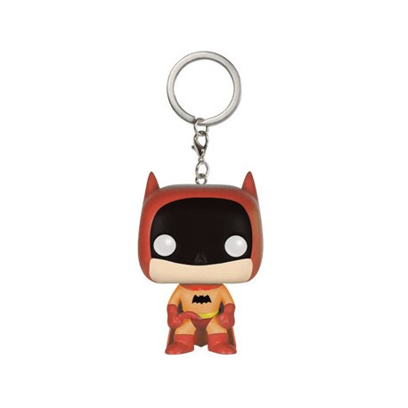 DC Comics porte-clés Pocket POP! Vinyl 75th Anniversary Batman Orange 4 cm