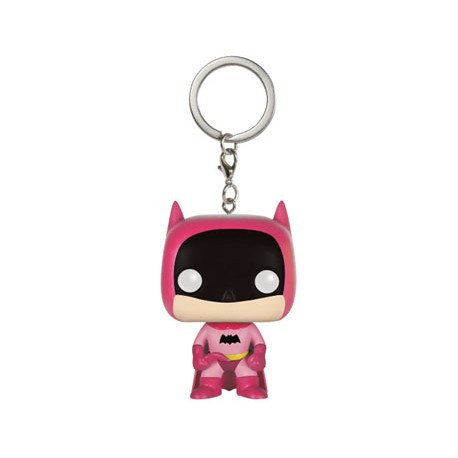 DC Comics porte-clés Pocket POP! Vinyl 75th Anniversary Batman Pink 4 cm