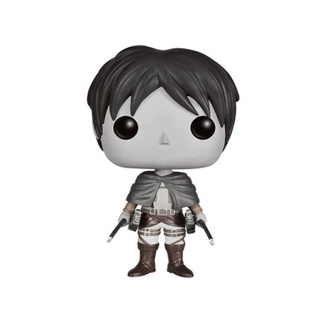 L'Attaque des Titans Figurine POP! Animation Vinyl Eren Jaeger Black & White 9 cm