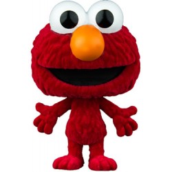 1 rue Sésame Figurine POP! TV Vinyl Elmo (Flocked) 9 cm