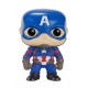 Captain America Civil War POP! Vinyl Bobble Head Captain America 10 cm