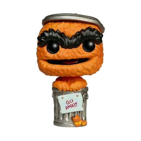 1 rue Sésame Figurine POP! TV Vinyl Oscar Orange Limited Edition 9 cm