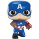 Captain America Civil War POP! Vinyl Bobble Head Captain America (Action Pose) 9 cm