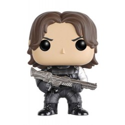 Captain America Civil War POP! Vinyl Bobble Head Winter Soldier 10 cm