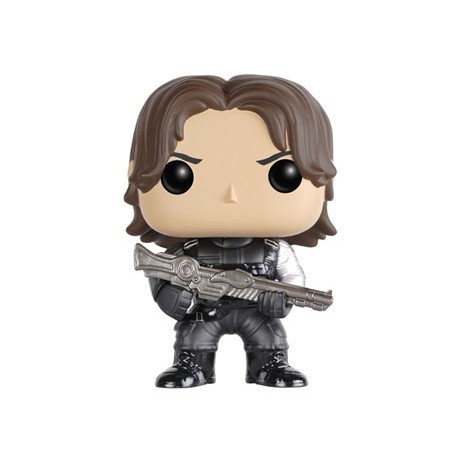 Captain America Civil War POP! Vinyl Bobble Head Winter Soldier 10 cm