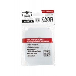 Ultimate Guard 10 intercalaires pour cartes Card Dividers taille standard Transparent (10)