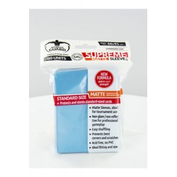 Ultimate Guard 80 pochettes Supreme Sleeves taille standard Bleu Clair Mat