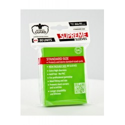 Ultimate Guard 80 pochettes Supreme Sleeves taille standard Vert Clair
